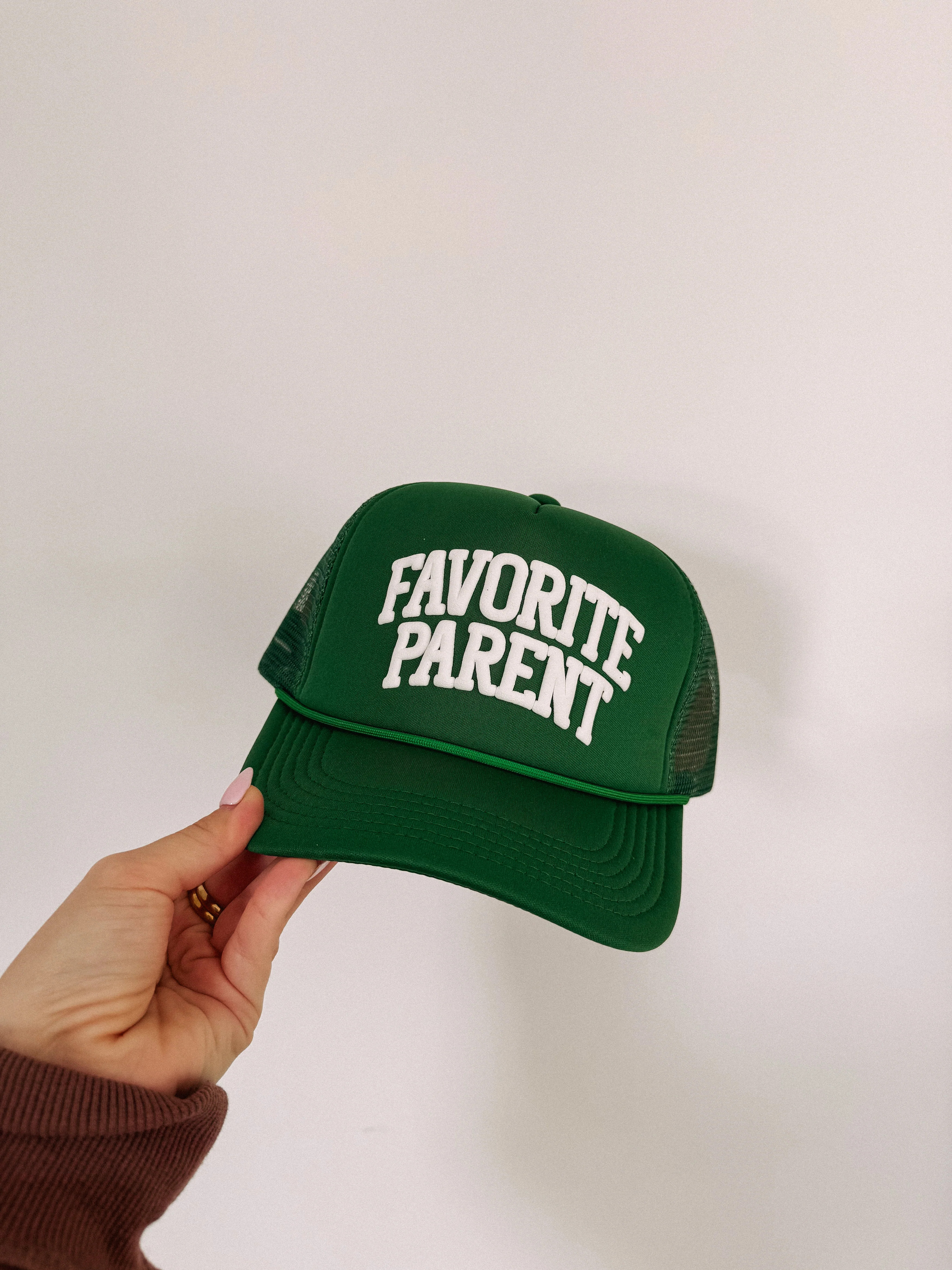 ETTA OG | favorite parent trucker hat - green | Etta+East