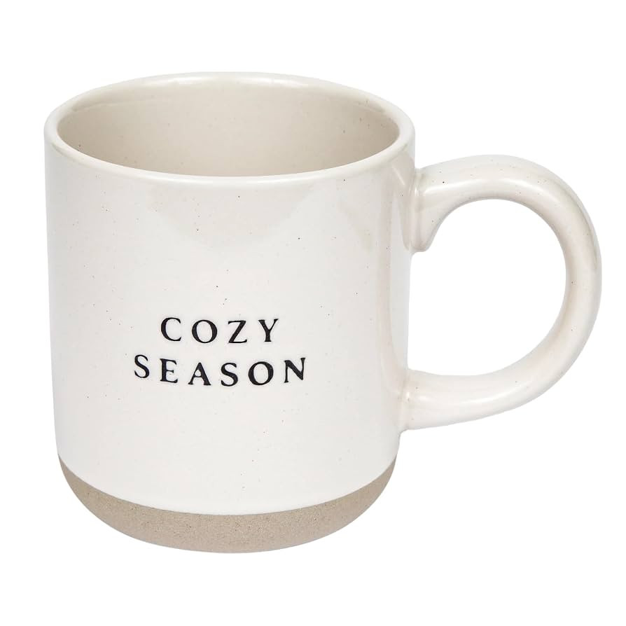 Sweet Water Decor Cozy Season Stoneware Coffee Mug | Fall and Winter Novelty Coffee Mugs | Microw... | Amazon (US)