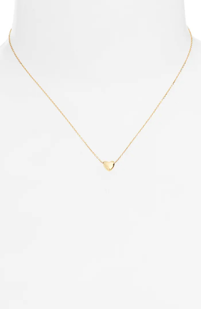 14K Gold Heart Pendant Necklace | Nordstrom
