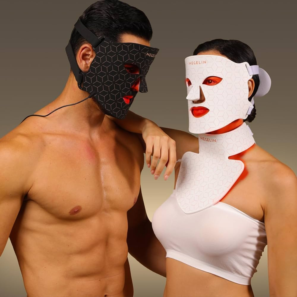 MEGELIN Led Red Light Therapy Face & Neck Mask | Amazon (CA)