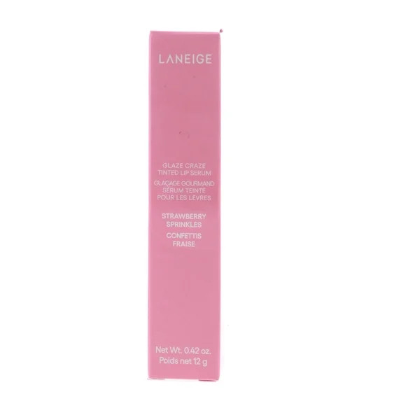 Laneige Glaze Craze Tinted Lip Serum, Strawberry Sprinkles, 0.42 oz | Walmart (US)
