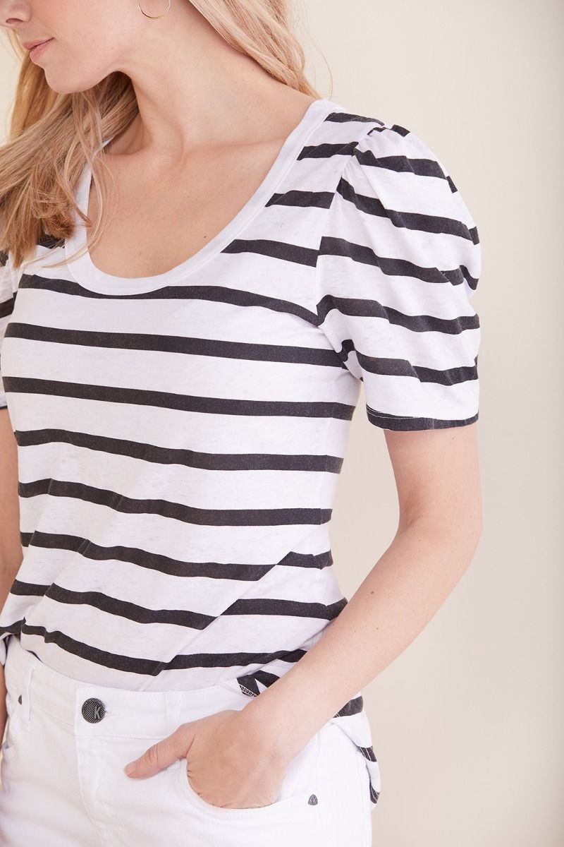 Puff Sleeve Tee | Evereve