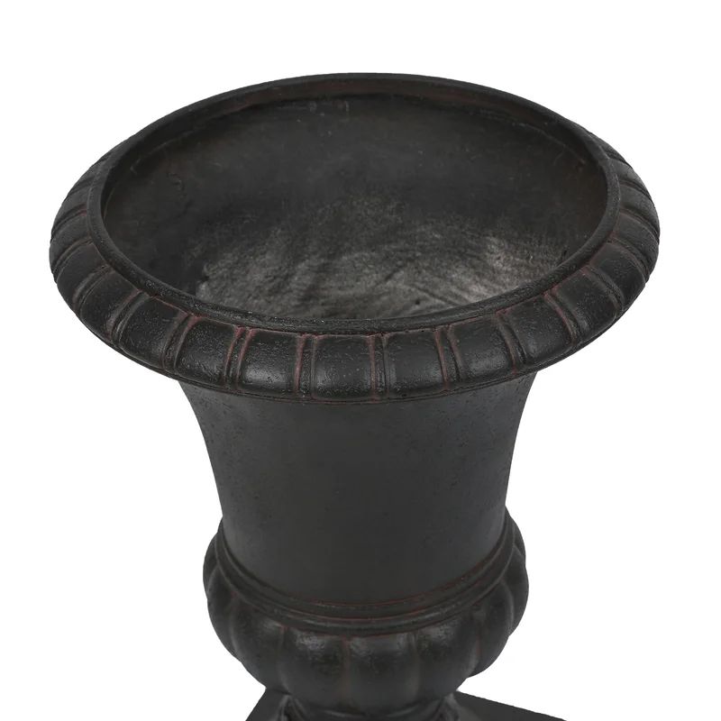 Dark Brown Mgo Traditional Urn Planter | Wayfair North America