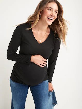 Maternity EveryWear Long-Sleeve T-Shirt | Old Navy (US)