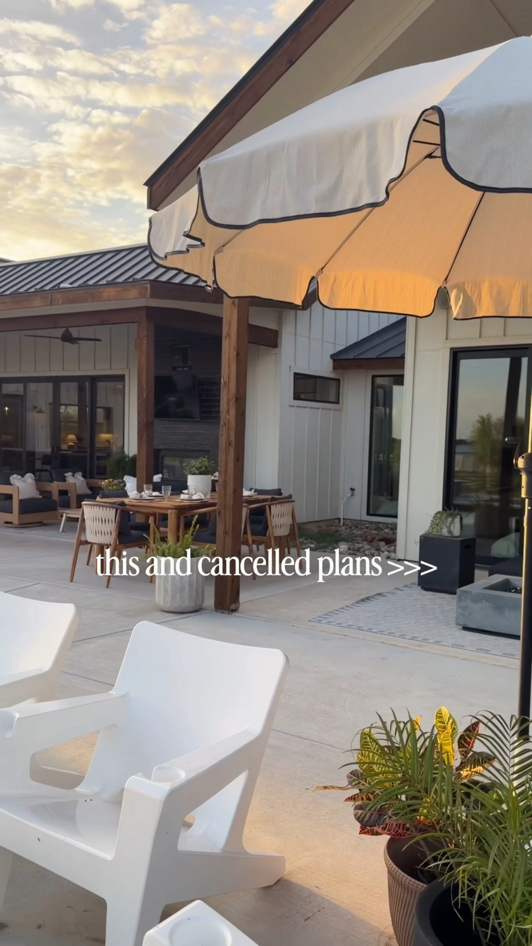 Our outdoor setup is officially ready for summer nights ✨ this space has become our favorite place to unwind, host, and just be outside.

We styled it with Wayfair patio furniture including the outdoor sofa, swivel chairs, fire pit seating, and layered in Wayfair outdoor rugs to warm everything up and define each zone. The mix of textures makes it feel like an extension of our home, not just a patio. And these Walmart umbrellas are such a win — the perfect classic look at a really great price point, plus they give the best shade for pool days and evening hangs.

If you’re looking to elevate your backyard without overspending, this combo is it 🤍

outdoor patio furniture, backyard design ideas, outdoor living space, poolside decor, patio styling, Wayfair outdoor furniture, outdoor rugs patio, summer backyard setup, outdoor entertaining ideas, affordable patio umbrellas, Walmart outdoor umbrellas, neutral outdoor decor, modern outdoor furniture, patio seating ideas, fire pit seating area, backyard inspiration 

#LTKHome #LTKdayinmylife #LTKSaleAlert