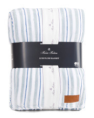 Stripe Fleece Blanket | Bed & Bath | Marshalls | Marshalls