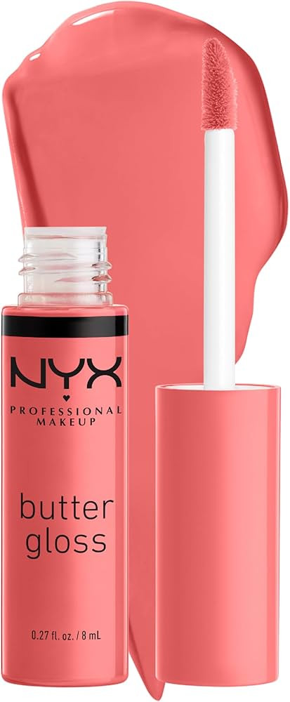 NYX PROFESSIONAL MAKEUP Butter Gloss, Non-Sticky Lip Gloss - Creme Brulee (Natural) | Amazon (US)