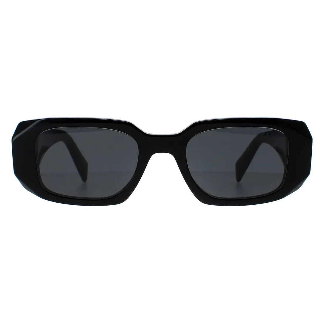 Sunglasses | Rectangle Black Dark Grey PR17WS | Prada | Debenhams UK
