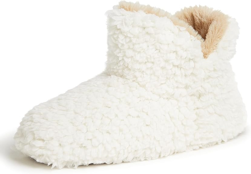 Dearfoams Women's Chelsea Sherpa Bootie Slipper | Amazon (US)