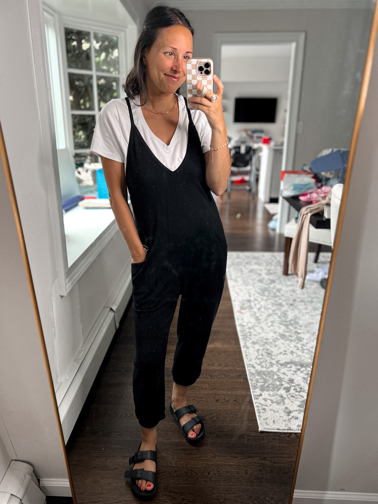 #ootd #momoutfit #jumpsuit #amazonfind today’s outfit for kids birthday party & just hanging out 

#LTKsalealert #LTKunder50 #LTKFind