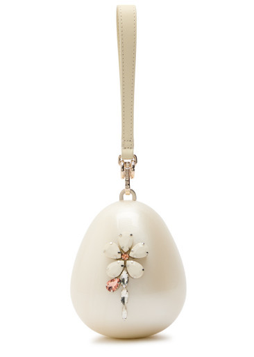 Pearl Micro Egg embellished acrylic cross-body bag | Harvey Nichols