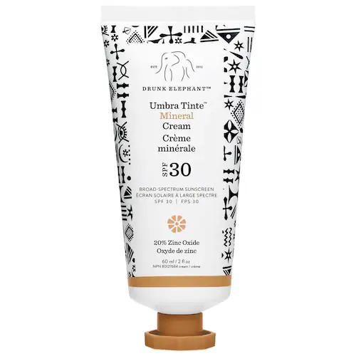 Umbra 100% Mineral Cream SPF 30/PA+++ Tinted Face Sunscreen - Drunk Elephant | Sephora | Sephora (CA)
