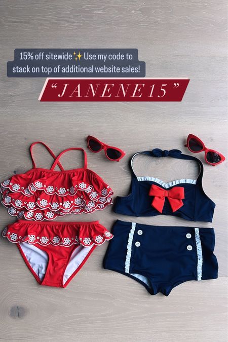 CROSSLEY20 is my code! Cutest kid and baby swimsuits + coverups + sandals + sunglasses. My code gets 20% off Janie and Jack website!

#LTKSwim #LTKSaleAlert #LTKKids