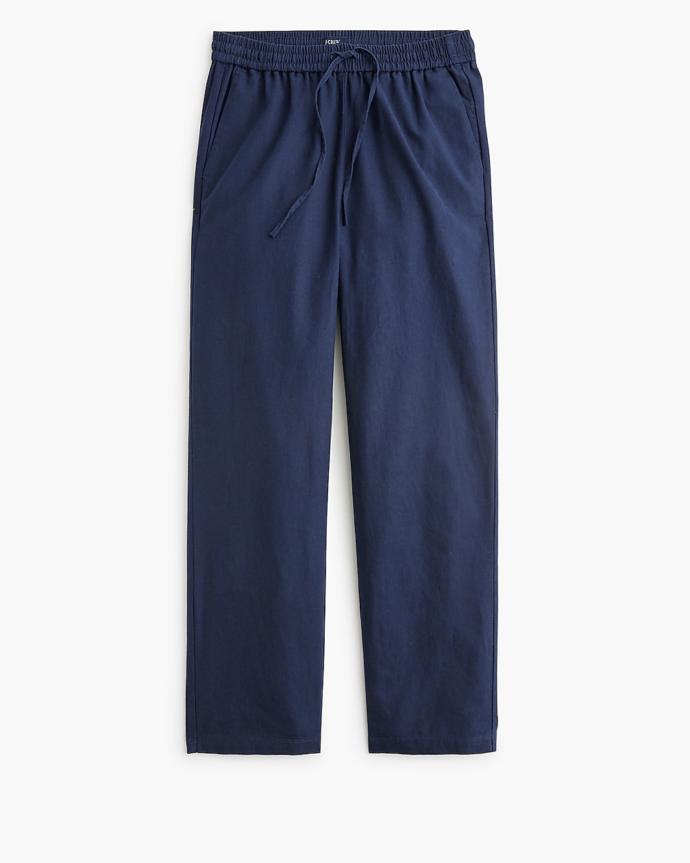 Linen-blend slim wide-leg drawstring pant | J.Crew Factory
