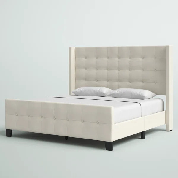 Clermont King Tufted Upholstered Standard Bed | Wayfair North America