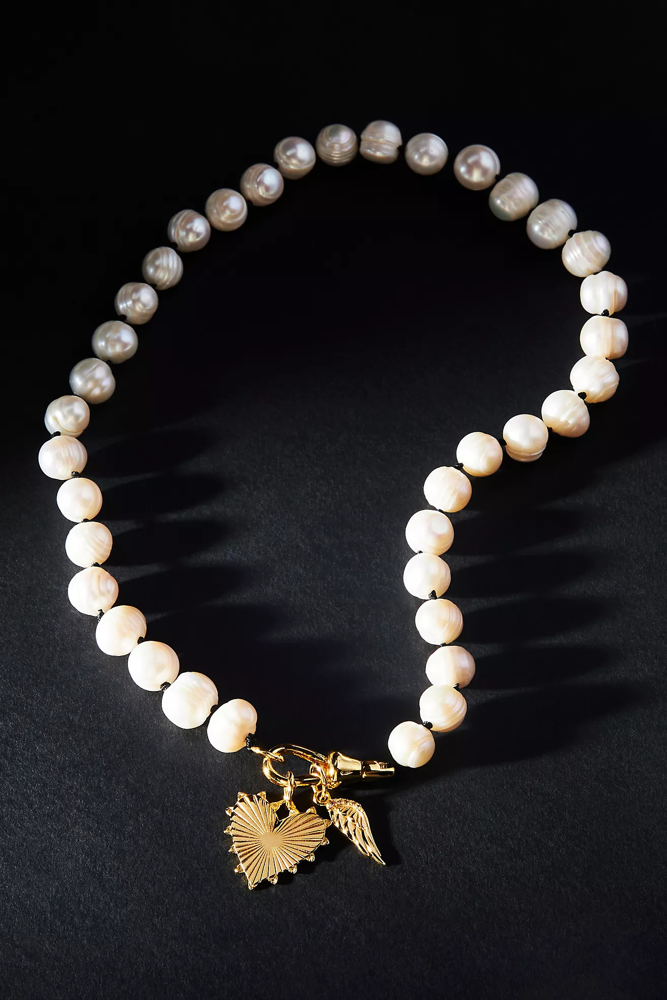 Hart Pearl Charm Necklace | Anthropologie (US)