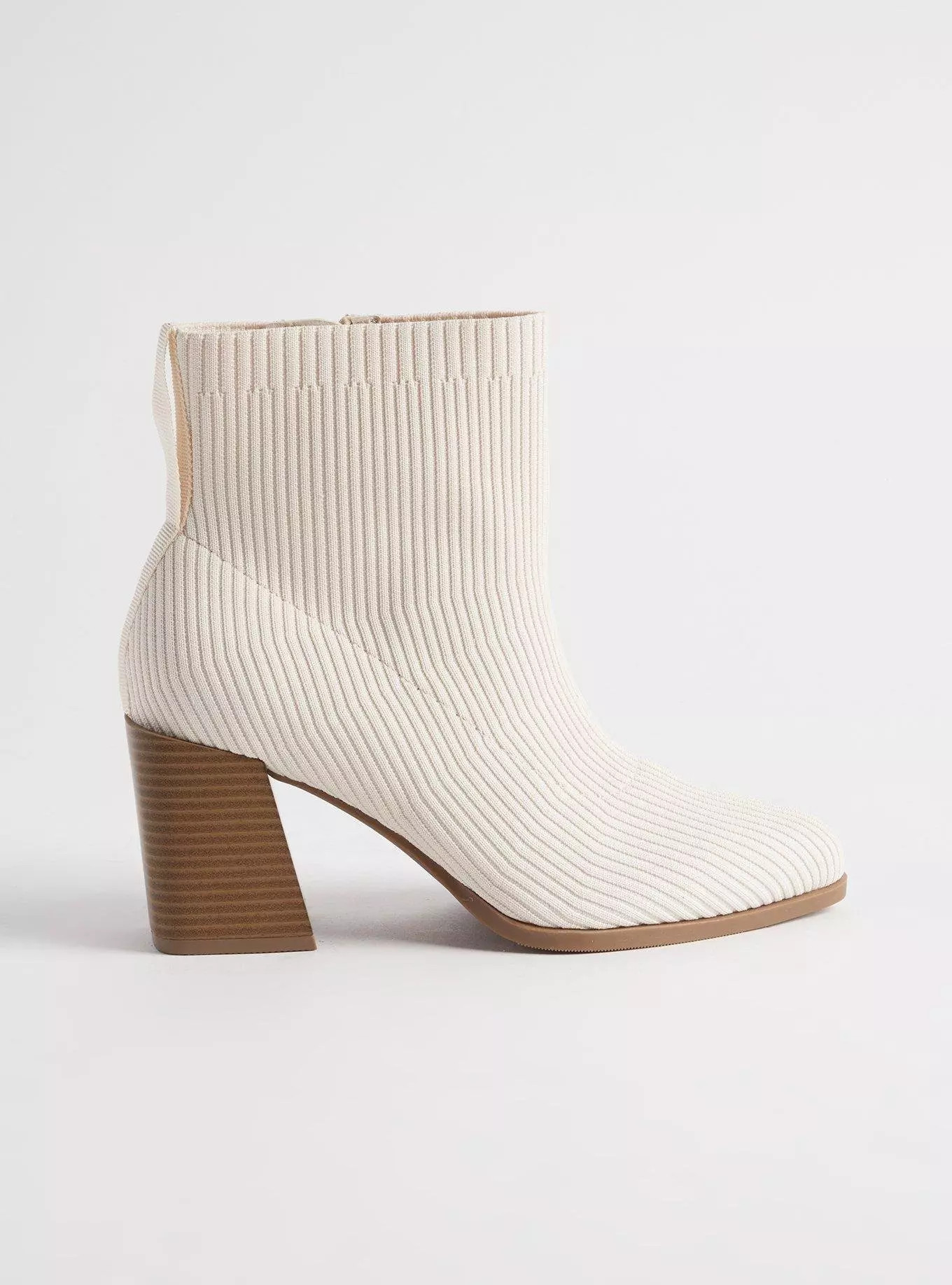 Stretch Ribbed Knit Bootie (WW) | Torrid (US & Canada)