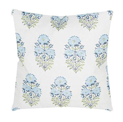 Brand: MangGou
4.6 out of 5 stars89 Reviews
Lisa Fine Mughal Flower Pillow Cover in Monsoon Designer | Amazon (US)