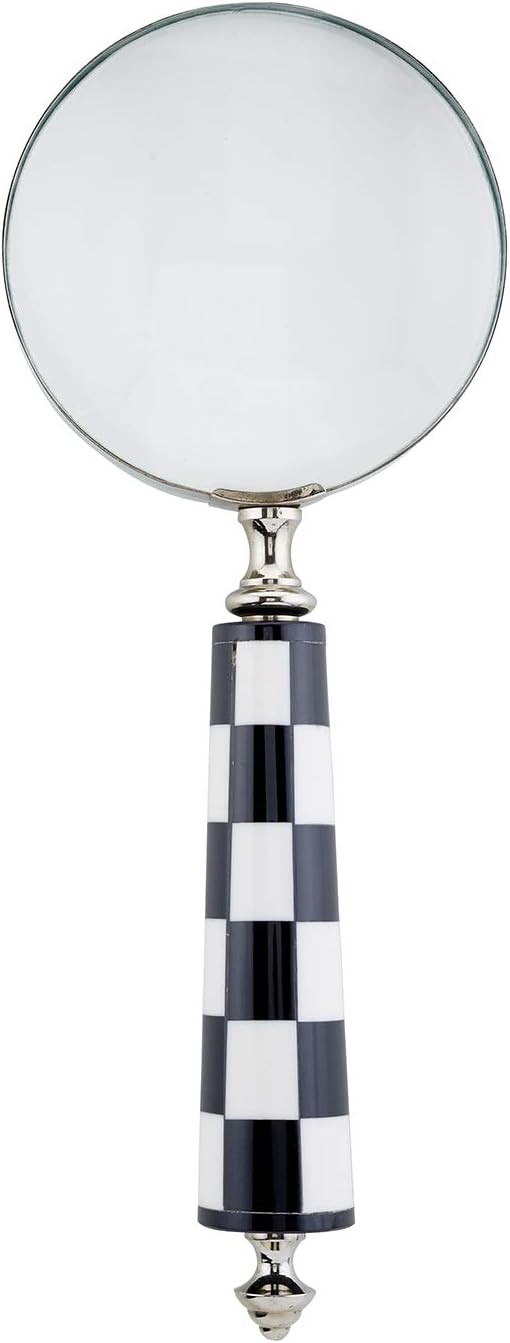 47th & Main Office Essentials Decorative Desk Accessory Magnifying Glass, 10.5-Inches, Checkered | Amazon (US)