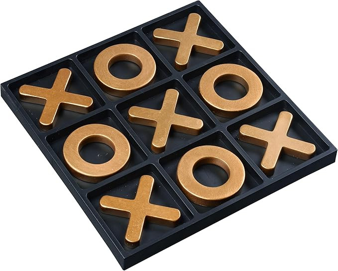 Tolevoit Classic Tic Tac Toe Game Resin, Strategy and Fun Games for Kids, Tabletop Board Games, P... | Amazon (US)