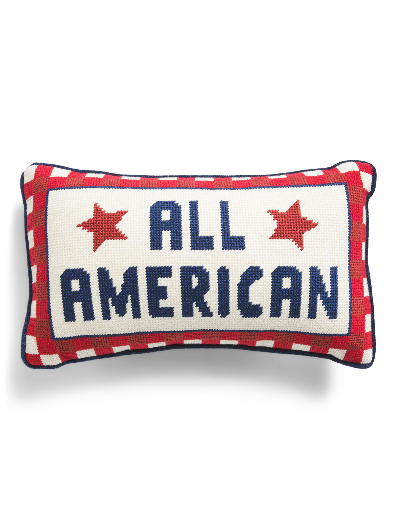 9x15 Gingham All American Needlepoint Pillow | Throw Pillows | Marshalls | Marshalls