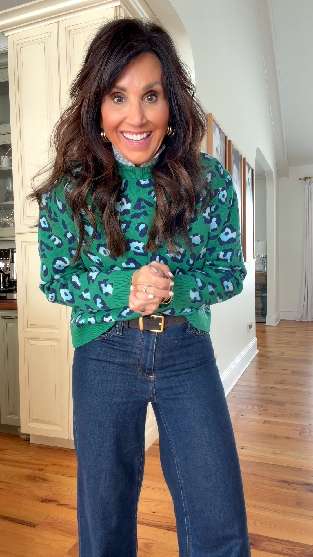 WHAT I’M WEARING

Sweater - small
Blue Striped Blouse - small
Denim - size 4

#LTKOver40 #LTKSaleAlert #LTKSeasonal