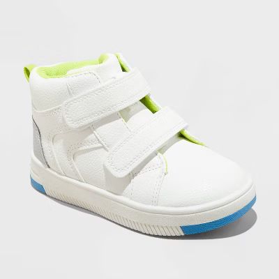 Toddler Ben High-Top Sneakers - Cat & Jack™ White | Target