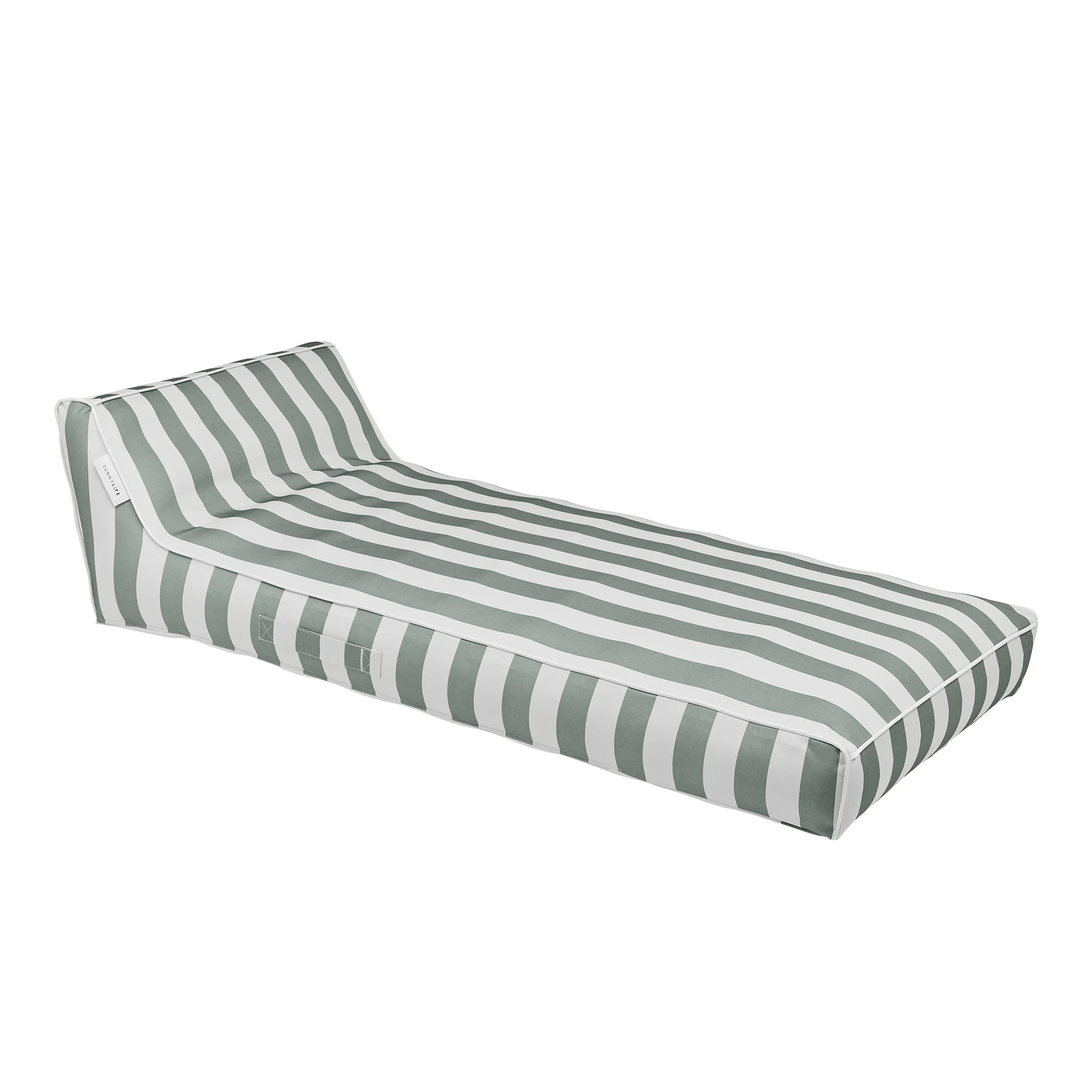 Luxe Lie-On Lounger - Seagrass Stripe | SUNNYLIFE US