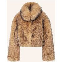Rotate Kunstpelz-Jacke braun | Breuninger (DACH)