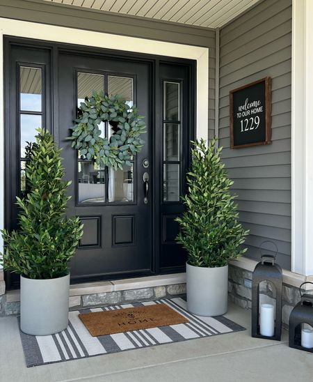 These gorgeous olive tree topiaries are 30% off for Memorial Day Weekend! Use code USA30 to SAVE BIG! They also come in a smaller size. 

Olive tree / topiaries / cement planters / outdoor rugs / welcome sign / lanterns / wreath / porch decor / front door decor / spring and summer decor / outdoor candles / outdoor decor / beautiful spaces / Target / nearly natural / gas us plants / 

#LTKSeasonal #LTKhome