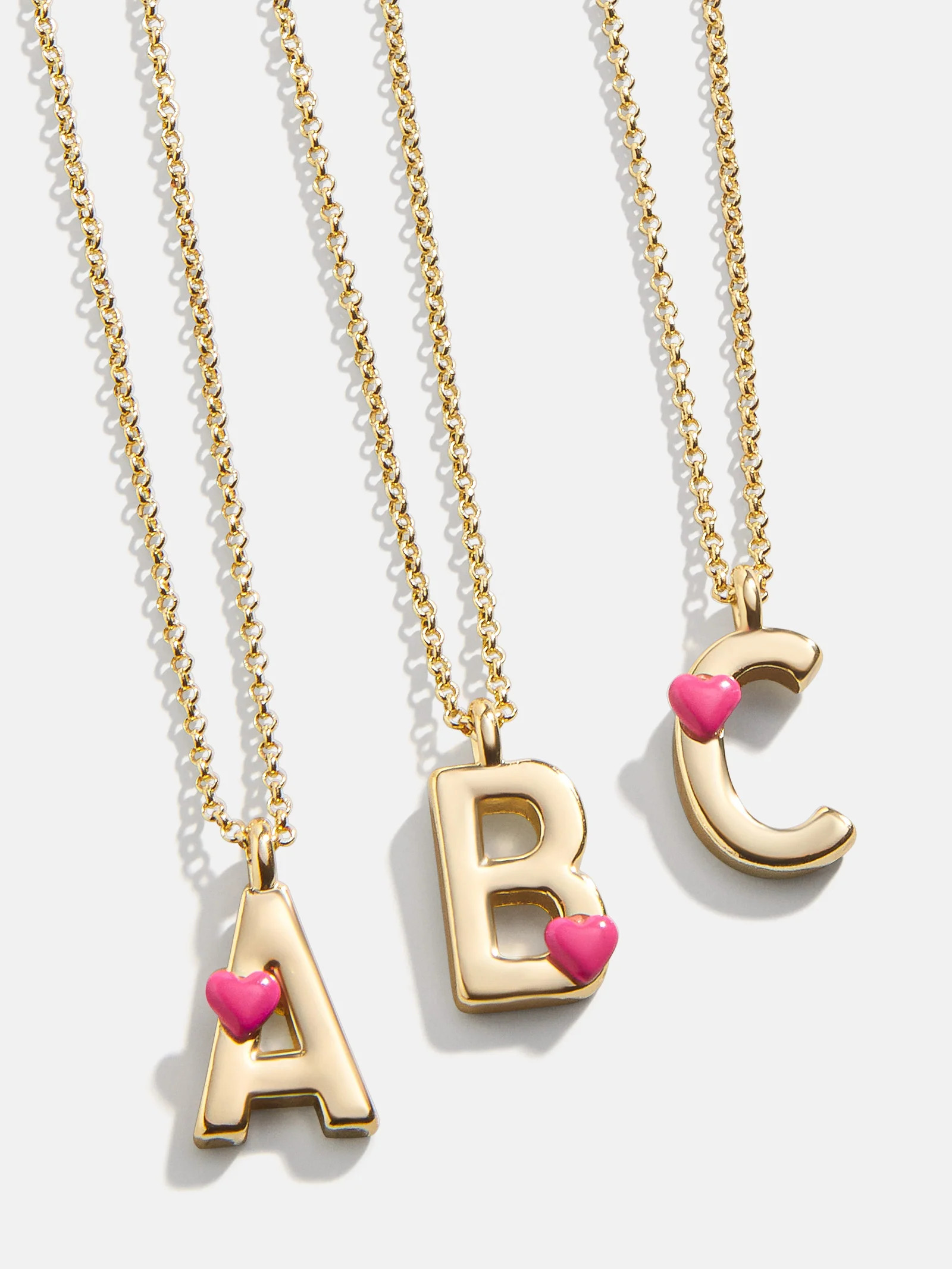 Kids' Heart Initial Necklace - Gold | BaubleBar (US)