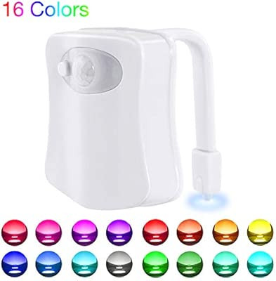 WEBSUN Toilet Night Light Motion Activated 16 Color Changing Led Toilet Seat Light 5-Stage Dimmer... | Amazon (US)