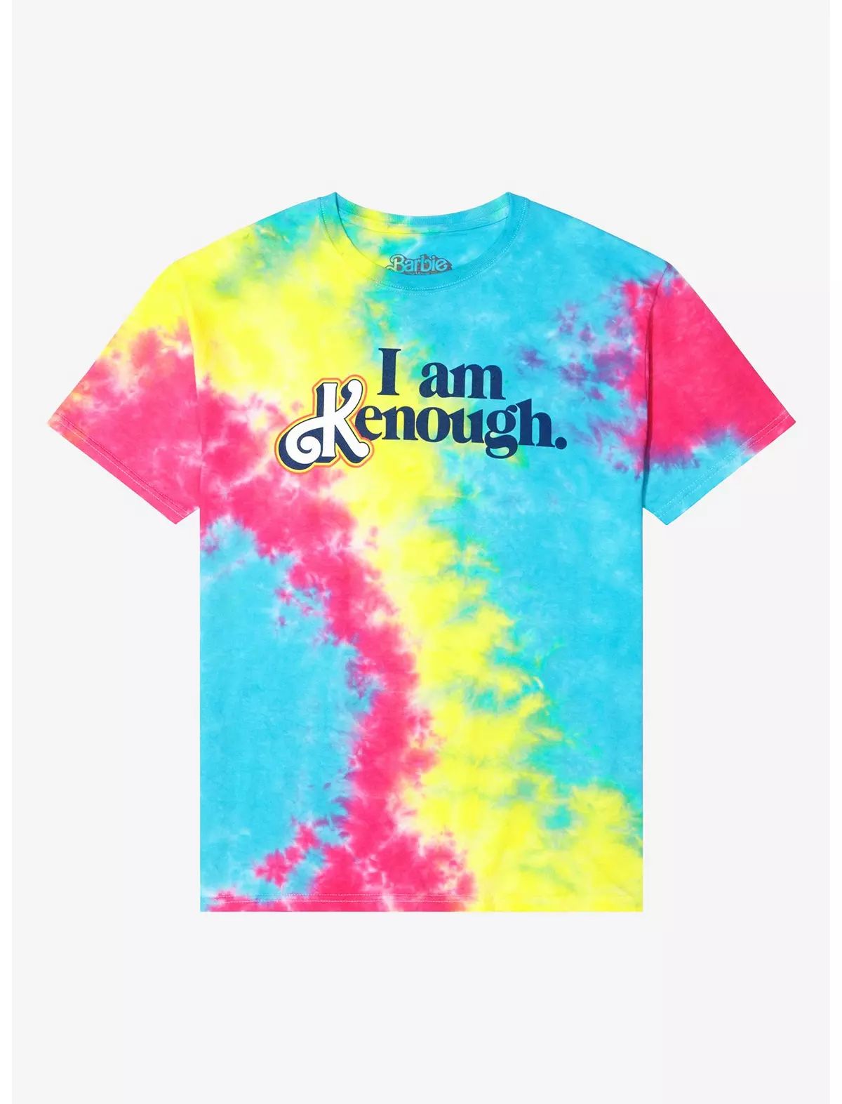 Barbie I Am Kenough Rainbow Tie-Dye T-Shirt | Hot Topic