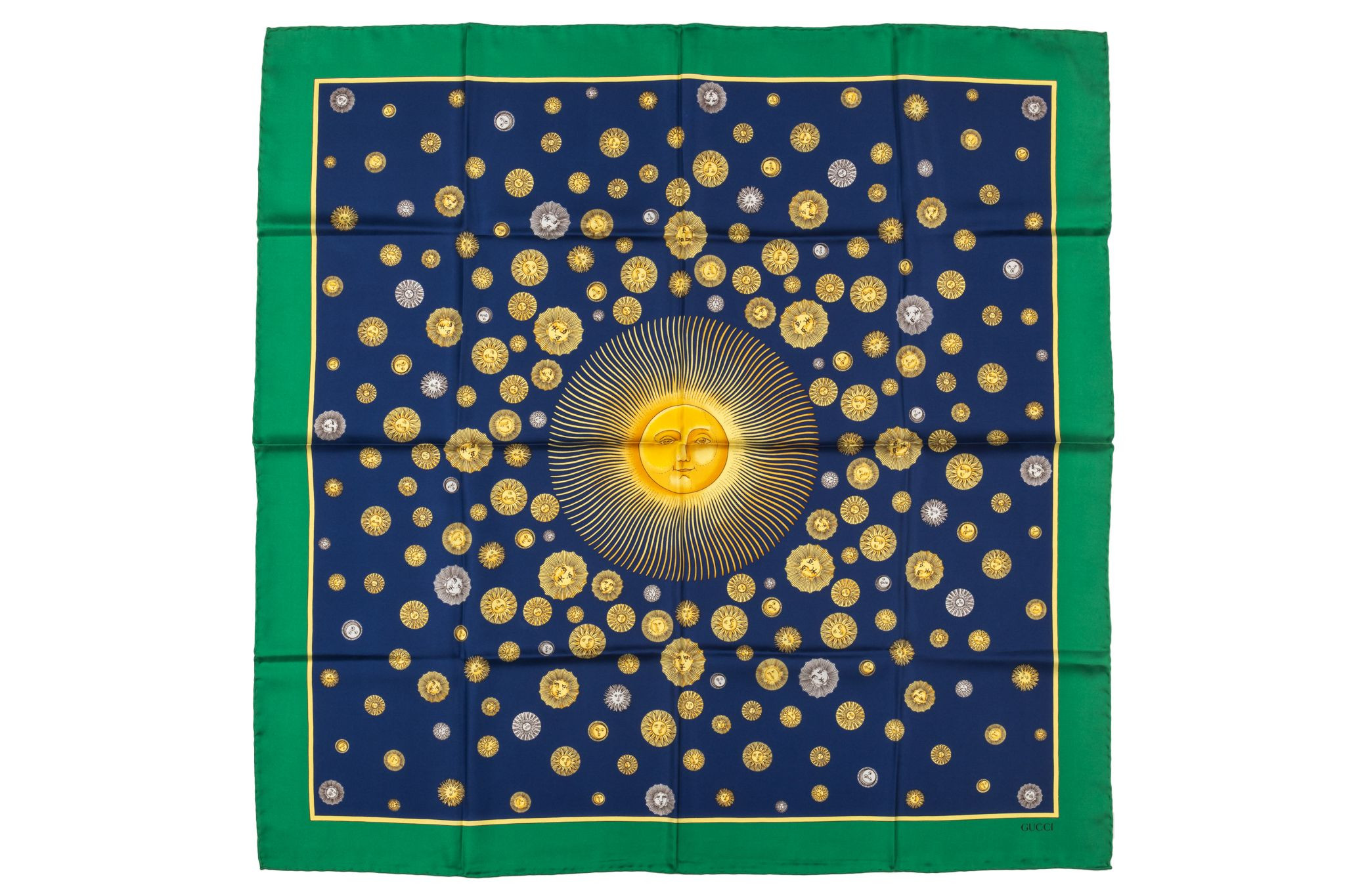 Gucci Sun Silk Scarf - Vintage Lux - Green | One Kings Lane