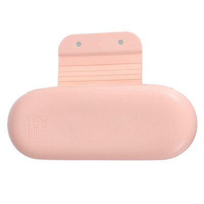 Unique Bargains Reusable Portable Magnetic Cosmetic Makeup Brush Case for Home Travel Pink | Target