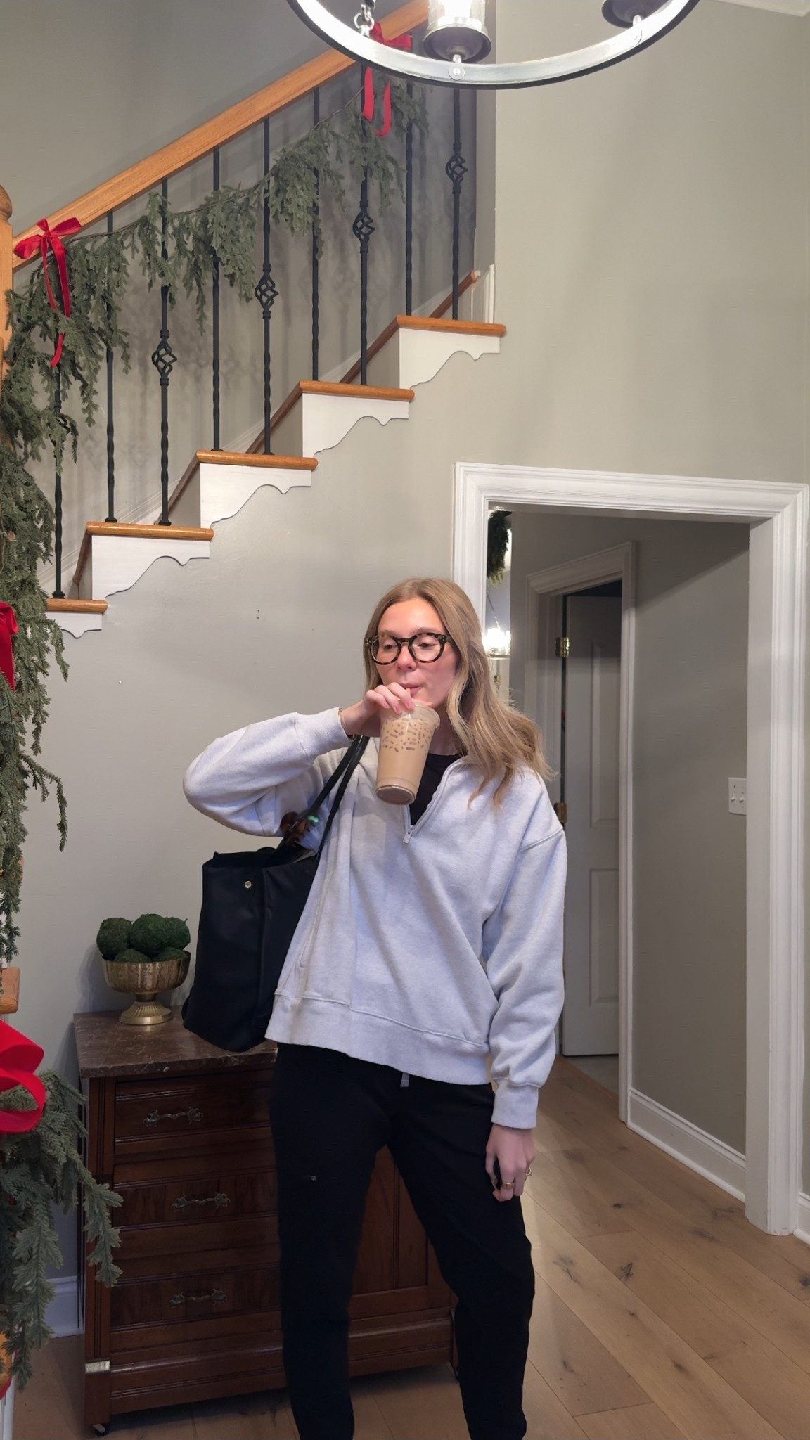 My favorite oversized half zip for the hospital! I have it in multiple colors and wear it multiple times a week 

#LTKgrwm #LTKdayinmylife #LTKootd