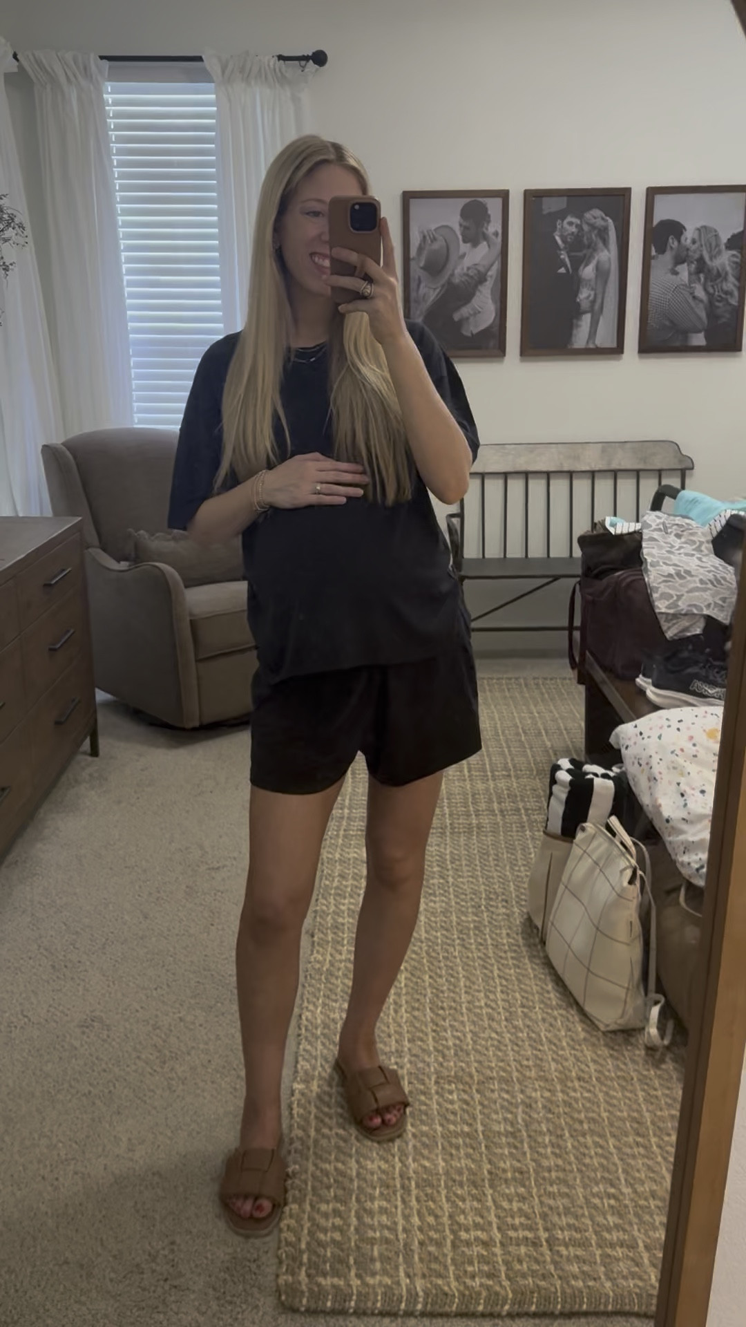 $25 bump friendly amazon set - super soft with an elastic waistband. (I’m 25wks w/twins & sized up one to fit the bump) 

#LTKbump #LTKfindsunder50