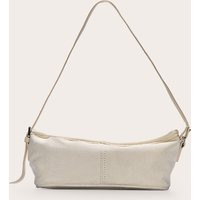 Butter Cream Suede Slim Buckle Strap Shoulder Bag | PrettyLittleThing US