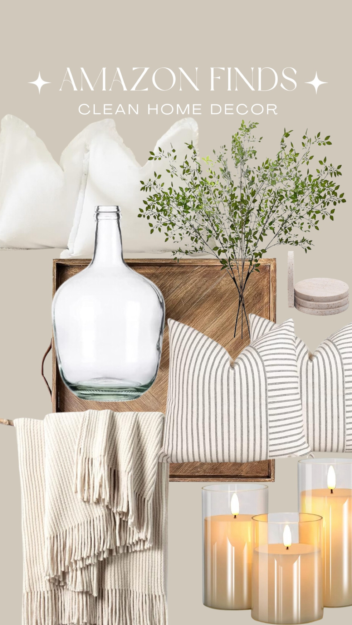 a few recent amazon home finds! loving this vibe for the new year! linking both the pillow covers and the inserts! 

#LTKhome #LTKfindsunder100 #LTKstyletip