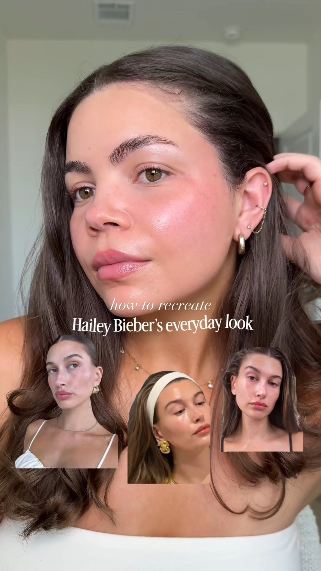The perfect no makeup makeup look for everyday inspired by Hailey Bieber’s Vogue Secrets Quick Every Day Routine 

#LTKBeauty