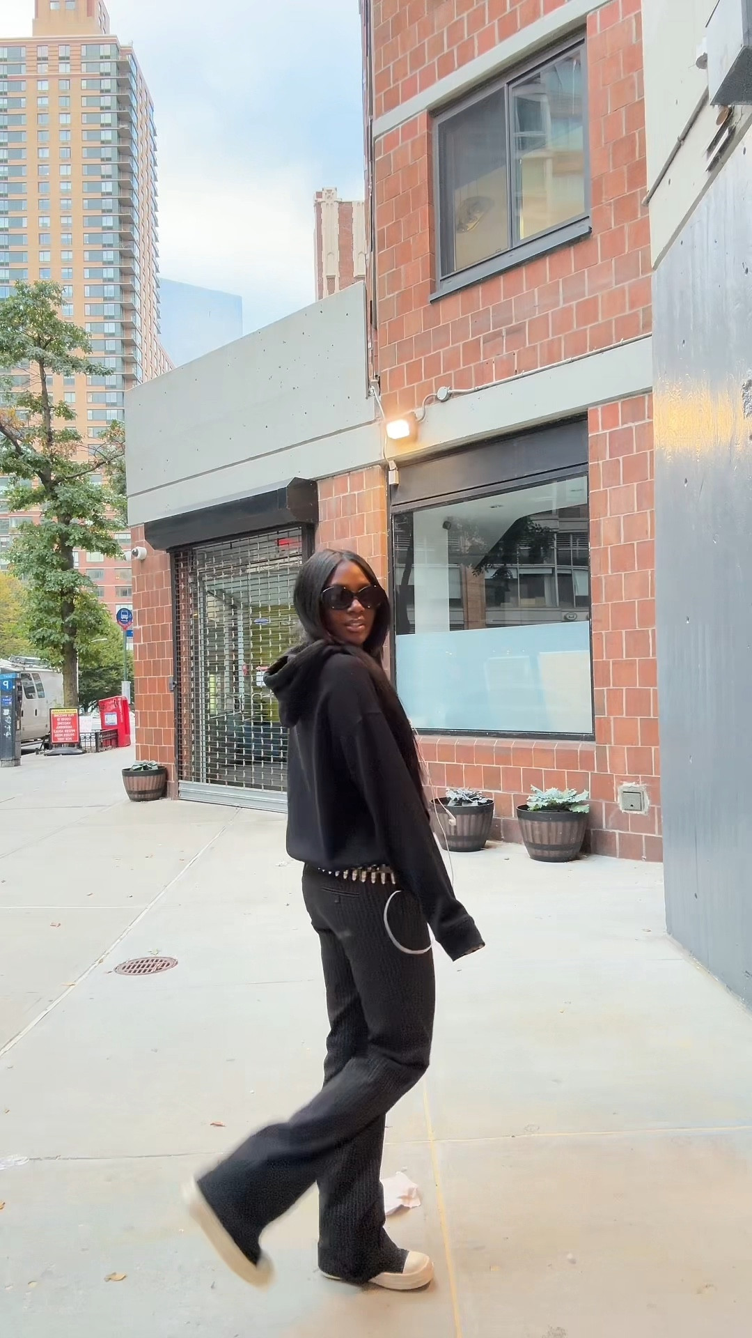 all black fit! belt is vtg from my mom, and the pants are vintage express (thrifted). 

#LTKSeasonal #LTKHalloween