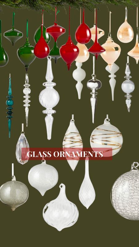 Glass Ornaments

#LTKHolidaySale #LTKSeasonal #LTKHoliday