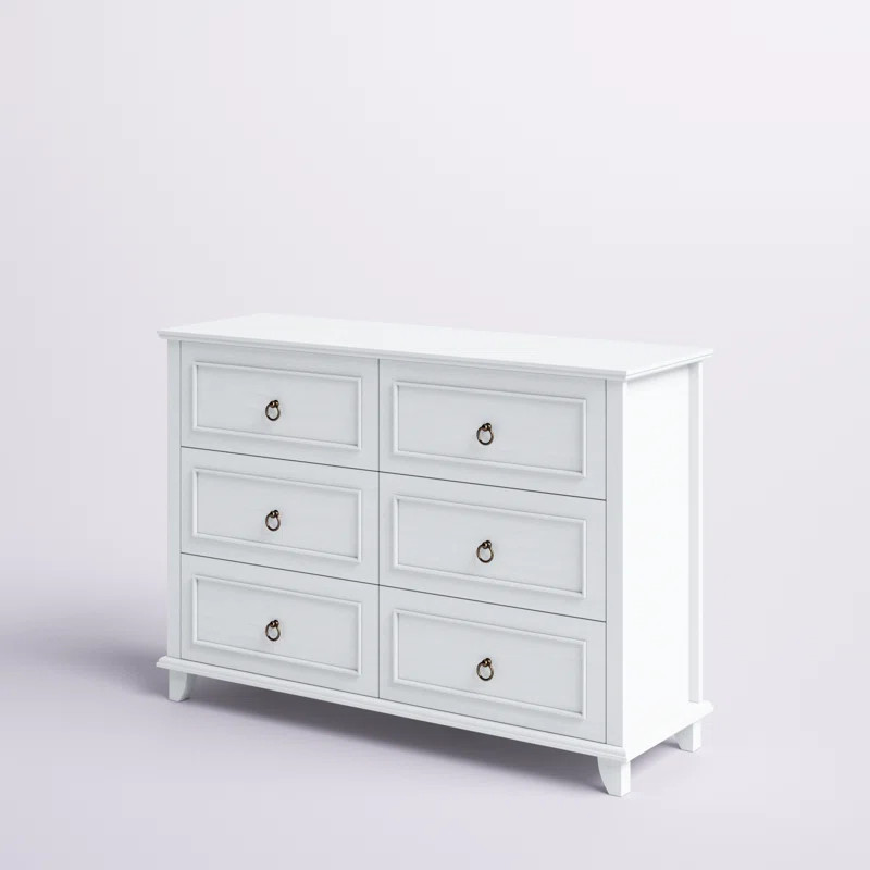 Aledo 6 Drawer 47.2" W Double Dresser | Wayfair North America