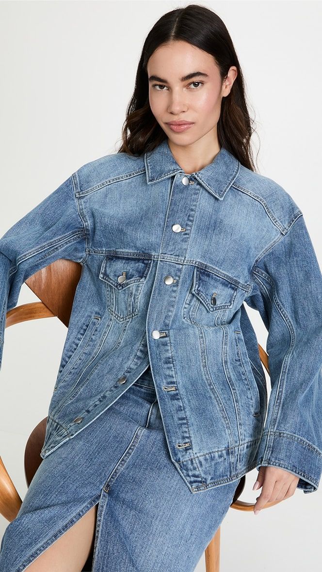 Classic Wash Oversized Jean Jacket | Shopbop