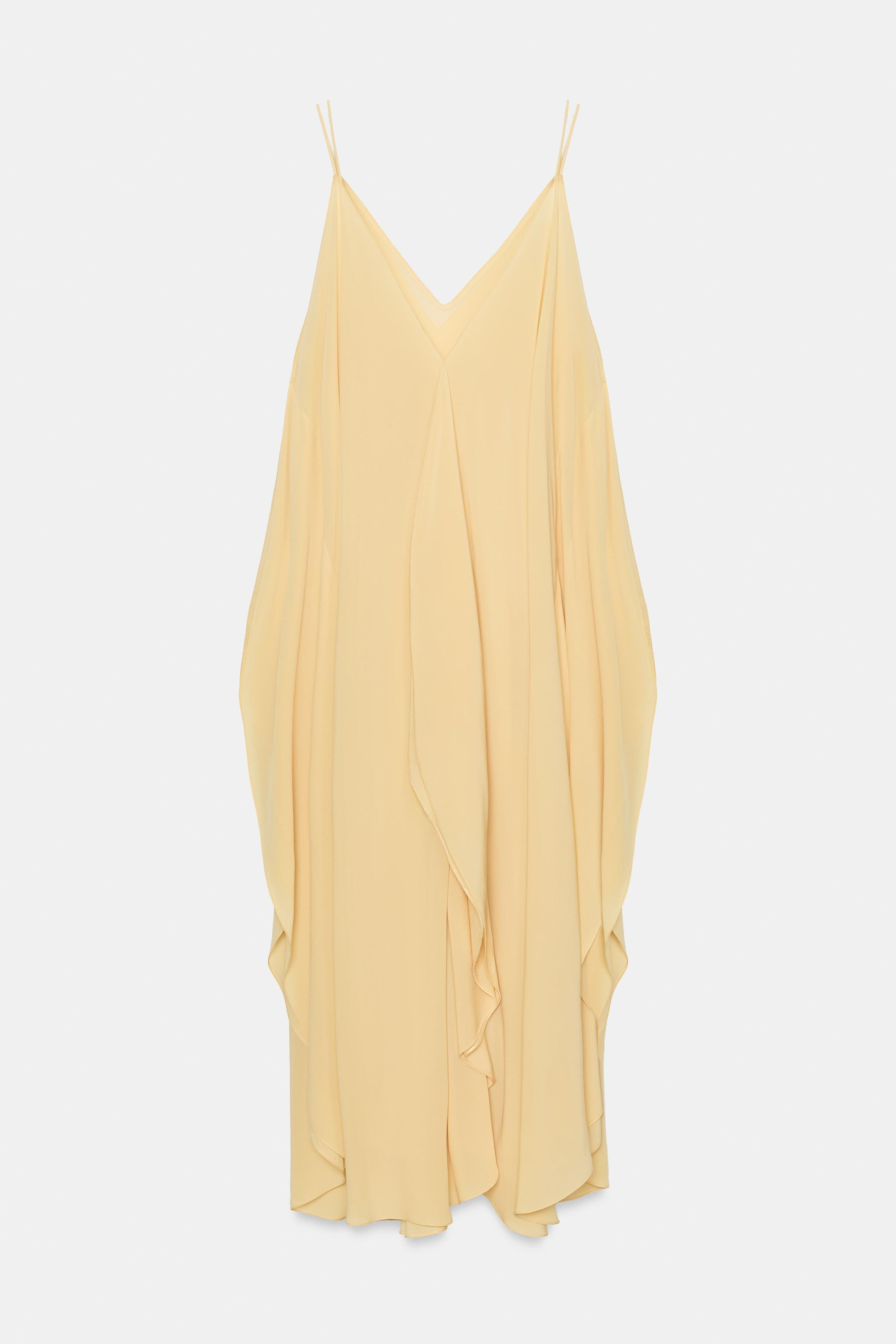 ZW COLLECTION LIMITED EDITION FLOWY RUFFLED DRESS | Zara US