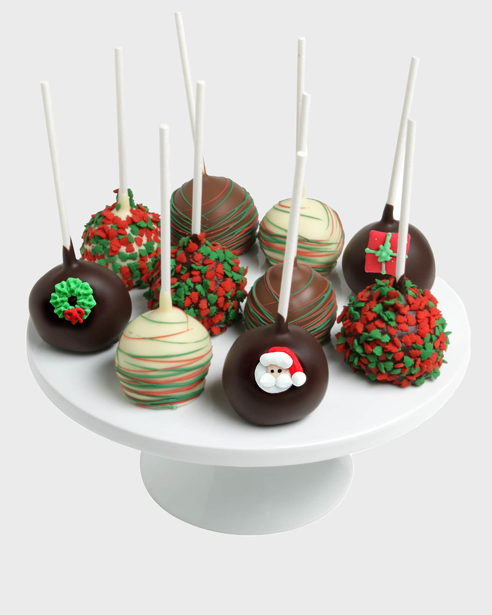 Chocolate Covered Company Christmas Belgian Chocolate Covered Cake Pops | Neiman Marcus