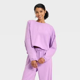 Women's Washed Jersey Long Sleeve Top - JoyLab™ | Target