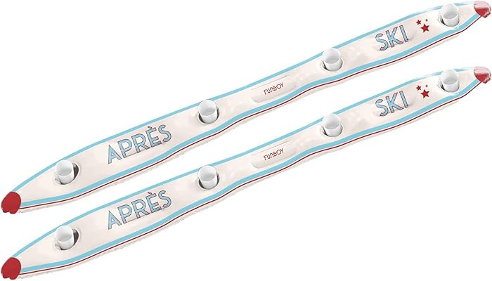 FUNBOY Plastic Inflatable Shot Board Ski, 4 Shot Capacity 6-feet Long, 4 Shot Cups Included, Apre... | Amazon (US)