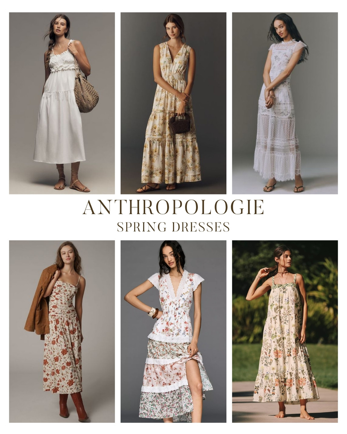 Some of my favorite spring dresses from Anthropologie right now, and every single one of them would be stunning for a photo session. Flowy, feminine silhouettes in white, cream, and soft floral prints that work beautifully both in studio and outdoors. The lace and ruffle details add texture that photographs really well, and the relaxed bohemian feel keeps everything looking natural and effortless rather than stiff or overdressed. These are also the kind of dresses you reach for all spring and summer long, so they more than earn their place in your closet. 

 #LTKmomlife #LTKSeasonal #LTKOver40