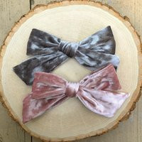Oversized Velvet Bow, velvet baby bow, velvet bow headband, pink velvet bow, gray velvet bow, velvet pigtail clips, velvet hair bows, velvet | Etsy (US)